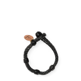 DOUBLE ROUND BRACELET - BLACK