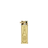 Brass lighter with Coors Light bottle engraving on a white background