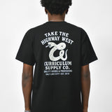 TEE - HIGHWAY WEST - BLACK