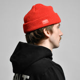 WAFFLE BEANIE - RED
