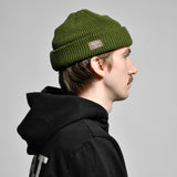 WAFFLE BEANIE - OLIVE