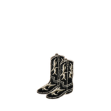 COWBOY BOOT PATCH - BLACK