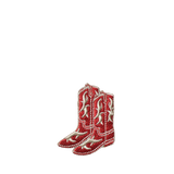 COWBOY BOOT PATCH - RED