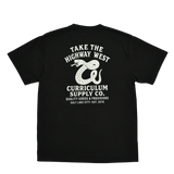 TEE - HIGHWAY WEST - BLACK