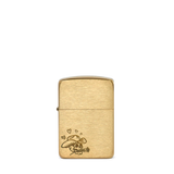 BRASS LIGHTER - COWBOY WITH ROSE