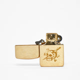 BRASS LIGHTER - SKULL