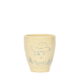 TUMBLER - BLUE COWBOY SKULL