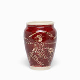 GARNET WRANGLER VASE