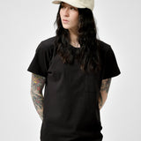 SINGLE POCKET TEE - BLACK