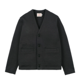 SLOUCHY CARDIGAN - DARK CHARCOAL