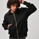 FULL THROTTLE MOTO SWEATER - BLACK