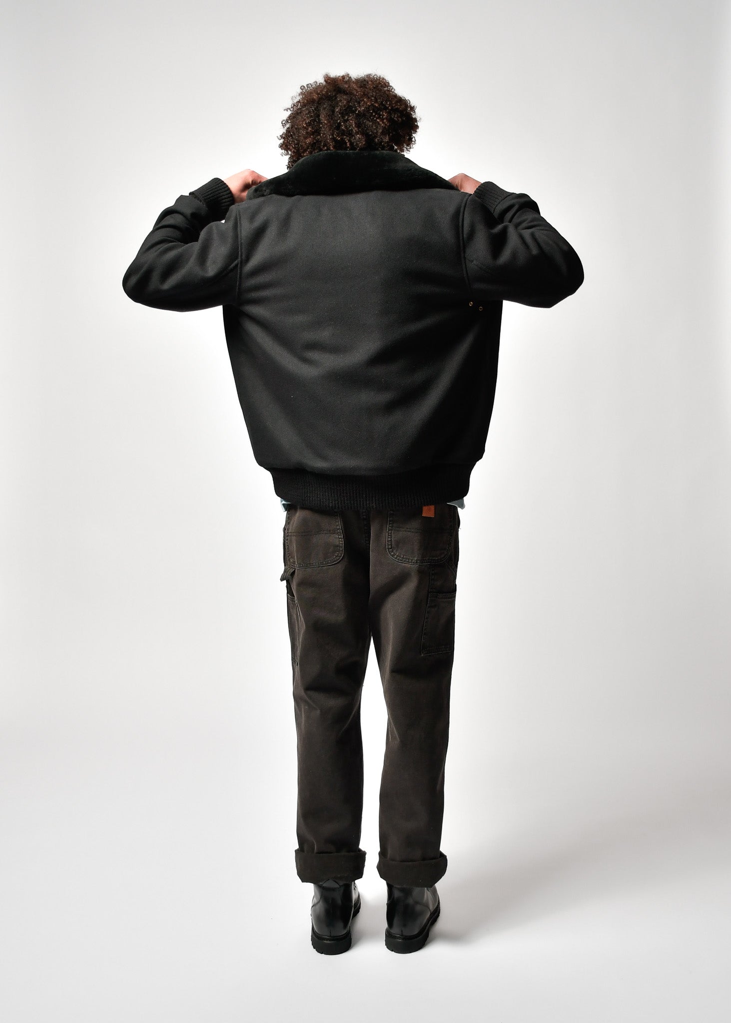 DEHEN - FLYERS CLUB JACKET - BLACK/BLACK