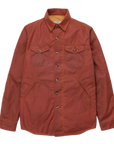 DEHEN - CRISSMAN OVERSHIRT - WAXED COTTON - BRICK