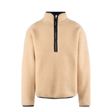 HALF ZIP FLEECE - QUARTZ