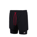 LAYERED POCKET TRAIL SHORT - BLACK