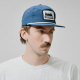SNAPBACK PATCH CAP - NAVY/WHITE