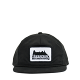 SNAPBACK PATCH CAP - BLACK/BLACK
