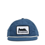 SNAPBACK PATCH CAP - NAVY/WHITE