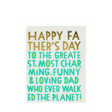 GREETING CARD - MOST CHARMING DAD