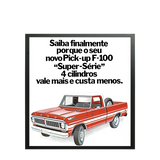 VINTAGE POSTER - FORD F-100