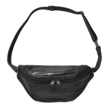 LEATHER FANNY PACK - BLACK