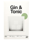 SANDGRAIN STUDIO - COCKTAIL PRINT - GIN & TONIC