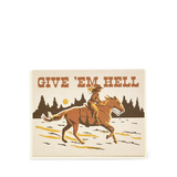 GREETING CARD - GIVE 'EM HELL