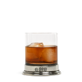 WHISKEY GLASS - PEWTER & GLASS