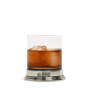WENTWORTH PEWTER - WHISKEY GLASS - PEWTER & GLASS