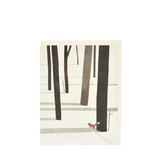 GREETING CARD - FOX IN SNOW