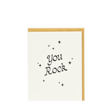 YOU ROCK GREETING CARD