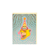 GREETING CARD - PARTY HAT CAT