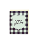 GREETING CARD - FATHER'S DAY PLAID