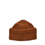 SIGNAL HAT - FINE STRIPE - ORANGE/INK