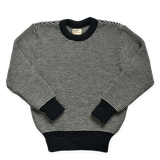 SIGNAL SWEATER - INK/SEASHELL - FINE STRIPE - CREF2115