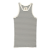 TANK TOP - STRIPE - NATURAL/MARINE