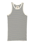 HEMEN - TANK TOP - STRIPE - NATURAL/MARINE