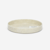 MARBLE CIRCLE TRAY - IVORY