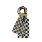 SCARF - COSMIC CHECKERBOARD - DREAMY