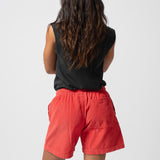 LOUNGE SHORT - SUN FADED RED CORD