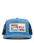 IMOGENE + WILLIE - TRUCKER HAT - SERVICE STATION - BLUE