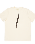 IMOGENE + WILLIE - GRAPHIC TEE - BOLT - WHITE