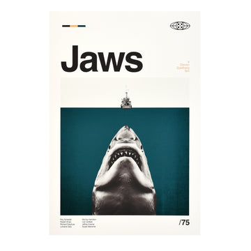 SANDGRAIN STUDIO - MOVIE PRINT - JAWS