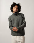 HEIMAT - U BOAT ROLL NECK - BATTLESHIP GREY - ROLL2G10