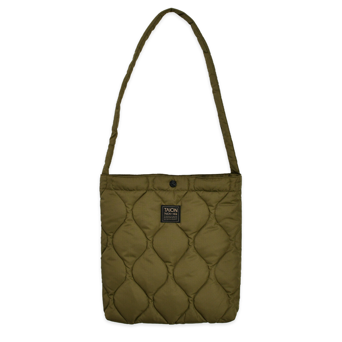 TAION - MILITARY CROSS BODY TOTE - MEDIUM - D OLIVE