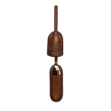 CORKSCREW SLEEVE W/WINE KEY - BALDWIN OAK