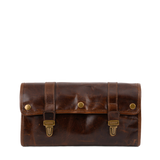 AUSTIN HANGING DOPP - BROMPTON BROWN