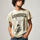 RAMONES - DESTROYED - VINTAGE WHITE