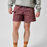 DOPPLER EFFECT SHORTS - GRUNGY JAPANESE TWILL - BURGUNDY