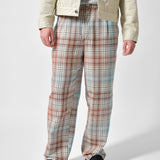 COSMIC PANTS - JAPANESE TWILL CHECK - SAND